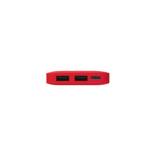 Внешний аккумулятор с подсветкой Анкор (Ancor) 5000 mAh, красный