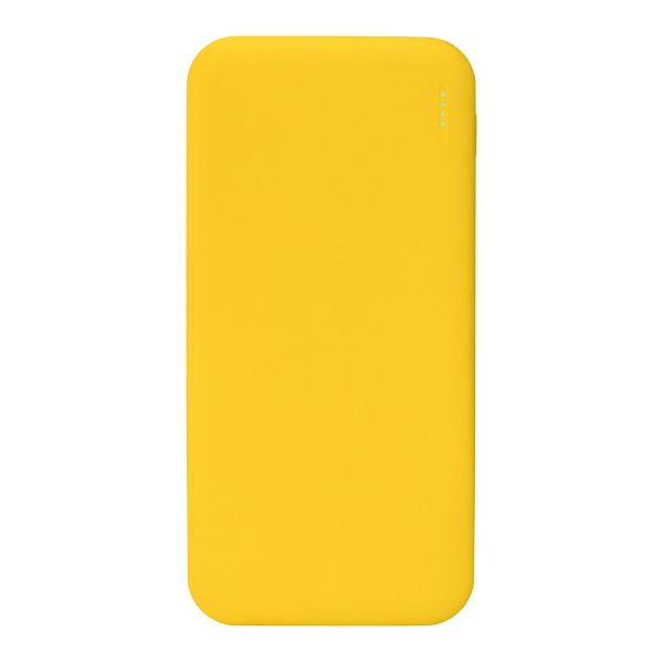 Внешний аккумулятор с подсветкой Люче (Luce) Lemoni 10000 mAh, желтый
