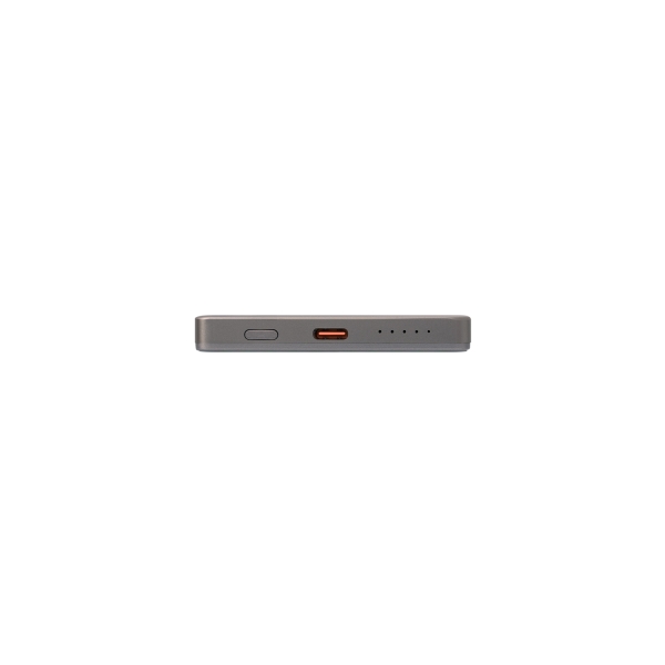 Внешний аккумулятор Оникс PD (Onyx PD) 5000mAh с функцией беспроводной зарядки 15W, серый
