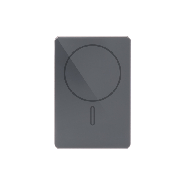 Внешний аккумулятор Оникс PD (Onyx PD) 5000mAh с функцией беспроводной зарядки 15W, серый