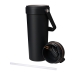 Термокружка вакуумная Solo, черная