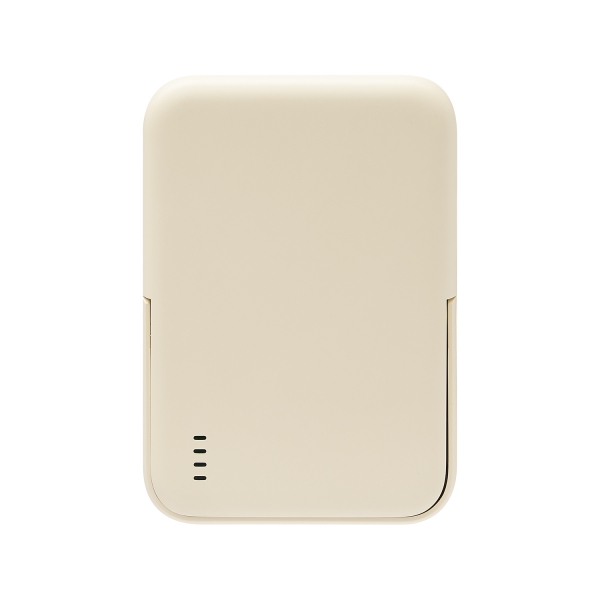 Внешний аккумулятор Юнион PD (Union PD) 10000mAh с функцией беспроводной зарядки 15W, бежевый