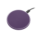 Беспроводное зарядное устройство с подсветкой 15W Auris, фиолетовое