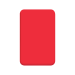 Внешний аккумулятор Ларго PD (Largo PD) 5000mAh с функцией беспроводной зарядки 15W, красный