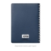 Ежедневник Vista недатированный, синий/бежевый