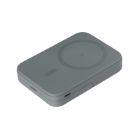 Внешний аккумулятор Юнион PD (Union PD) 10000mAh с функцией беспроводной зарядки 15W, серый