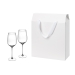 Подарочный набор 2 бокала для вина Blanche в большом подарочном пакете