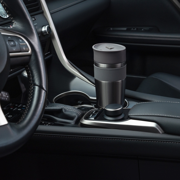 Термокружка вакуумная Поло (Polo), черная