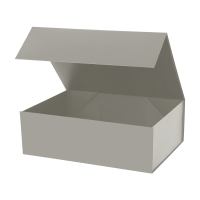 Подарочная коробка-трансформер средняя, серая