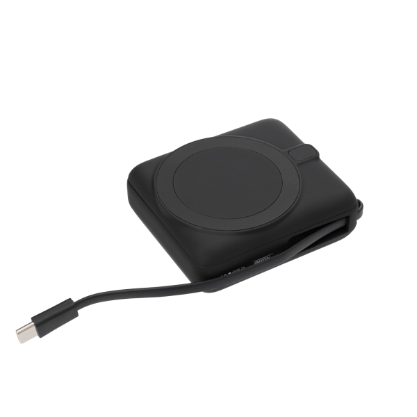 Внешний аккумулятор с подсветкой Риттер PD (Ritter PD) 10000mAh с функцией беспроводной зарядки 15W, черный