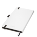 Ежедневник Arctic недатированный, белый/черный