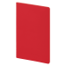 Блокнот Alpha slim, красный