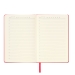 Ежедневник Спарк (Spark) недатированный, красный (с упаковкой, со стикерами)