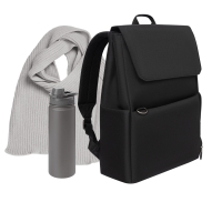 Подарочный набор Marco, серый (шарф, термобутылка, рюкзак)