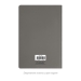 Ежедневник Star недатированный, серый (с упаковкой, со стикерами)