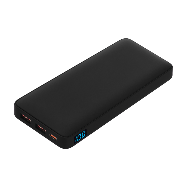 Внешний аккумулятор с подсветкой Анкор Плюс PD (Ancor PD Plus)10000 mAh, черный