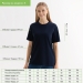 Футболка унисекс Крис (Kris), 150 гр., темно-синяя, размер XS