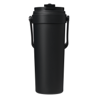 Термокружка вакуумная Solo, черная
