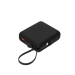 Внешний аккумулятор с подсветкой Риттер PD (Ritter PD) 10000mAh с функцией беспроводной зарядки 15W, черный