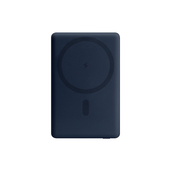 Внешний аккумулятор Атлантис (Atlantis) PD 5000mAh с функцией беспроводной зарядки 15W, синий