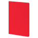Блокнот Corsa slim, красный
