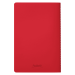 Блокнот Alpha slim, красный