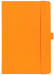 Ежедневник Alpha недатированный, оранжевый/коричневый