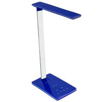 Настольная лампа c беспроводной зарядкой Lumos Ultramarine, синяя