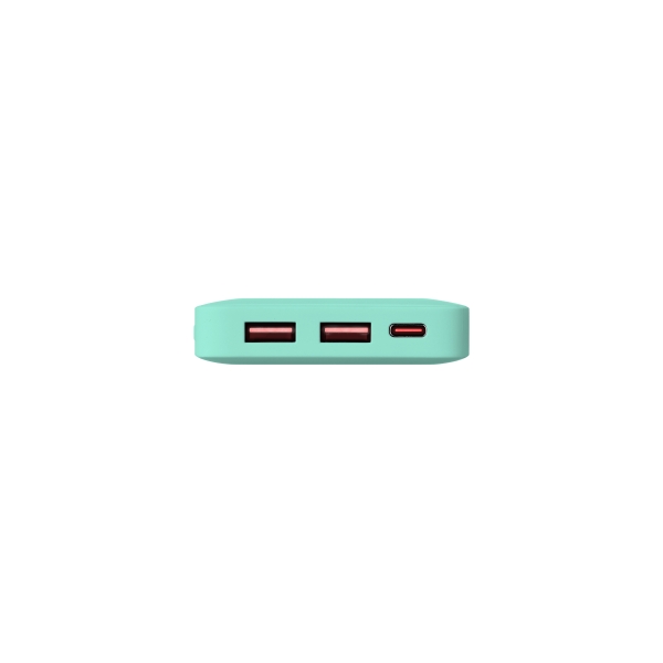 Внешний аккумулятор с подсветкой Анкор Плюс PD (Ancor PD Plus) 10000 mAh, бирюзовый