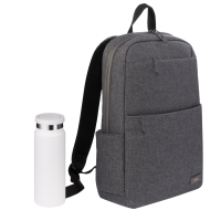 Подарочный набор Forst, Allegra, белый (рюкзак, термобутылка)