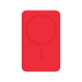 Внешний аккумулятор Ларго PD (Largo PD) 5000mAh с функцией беспроводной зарядки 15W, красный