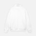 Толстовка на молнии унисекс Флоу (Flow), белая, размер 3XL/4XL