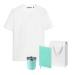 Набор с одеждой KRIS (футболка, термокружка, ежедневник, ручка), мятный/аква, XL
