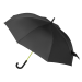 Зонт-трость Quantum, черный/салатовый