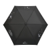Зонт складной Filton, черный (с функцией Safety System)