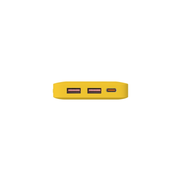 Внешний аккумулятор с подсветкой Анкор Плюс PD (Ancor PD Plus) 10000 mAh, желтый