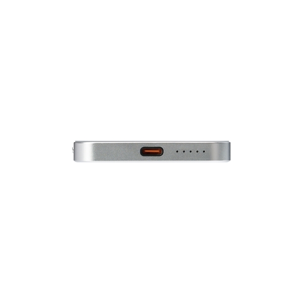 Внешний аккумулятор Артекс PD (Artex PD) 5000mAh с функцией беспроводной зарядки 15W, серебряный