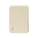 Внешний аккумулятор Union PD 10000mAh с функцией беспроводной зарядки 15W, бежевый