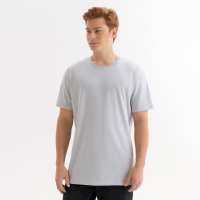 Футболка унисекс KRIS, 150 гр., светло-серая, размер XS