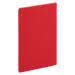 Блокнот Alpha slim, красный