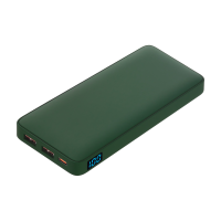 Внешний аккумулятор с подсветкой Ancor PD Plus 10000 mAh, зеленый