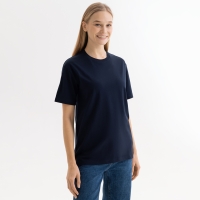 Футболка унисекс KRIS, 150 гр., темно-синяя, размер S