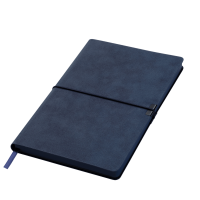 Ежедневник In Velour недатированный, синий
