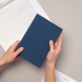 Блокнот Alpha slim, синий