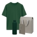 Набор с одеждой RUST (футболка, термобутылка, блокнот, ручка), зеленый/серый, 3XL/4XL