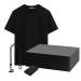 Набор с одеждой KRIS (футболка, аккумулятор, кабель-ланьярд), черный, XL
