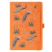 Ежедневник Alpha недатированный, оранжевый/оранжевый