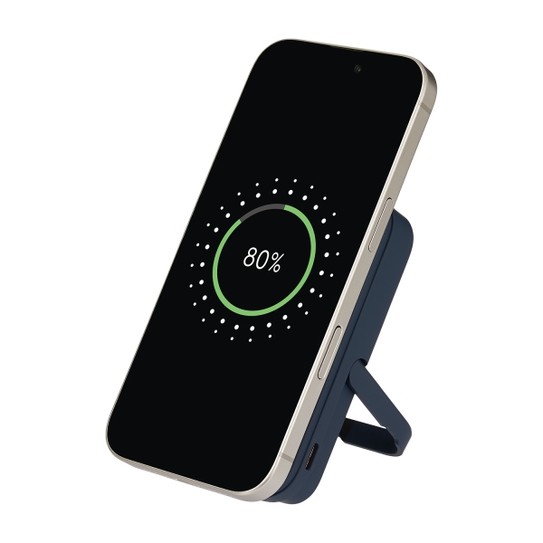Внешний аккумулятор Юнион PD (Union PD) 10000mAh с функцией беспроводной зарядки 15W, синий
