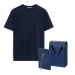 Набор с одеждой KRIS (футболка, блокнот, ручка), синий, XL