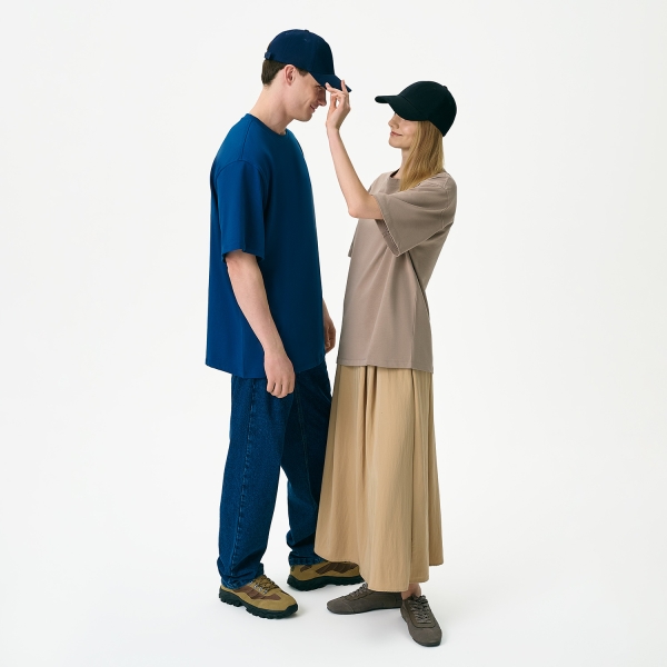 Бейсболка Аксис (Axis), 6 клиньев, черный